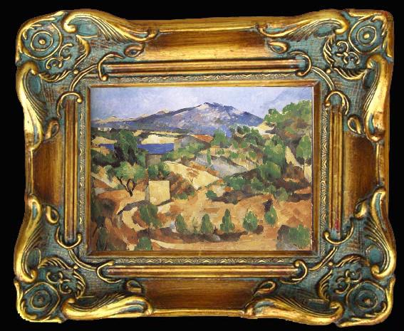 framed  Paul Cezanne The Mountain, Ta013-2